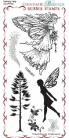 February Fairy Rubber Stamp sheet - DL